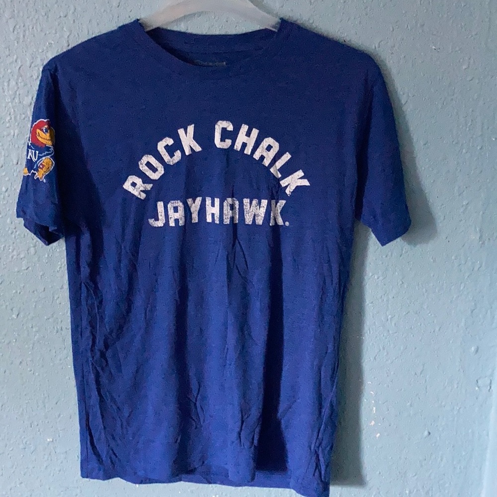Blue shirt KU